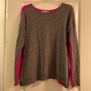 EUC autumn cashmere color block sweater. Small